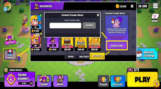 squad busters code