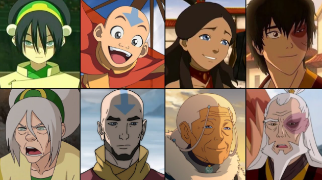 Legend of Avatar characters.png